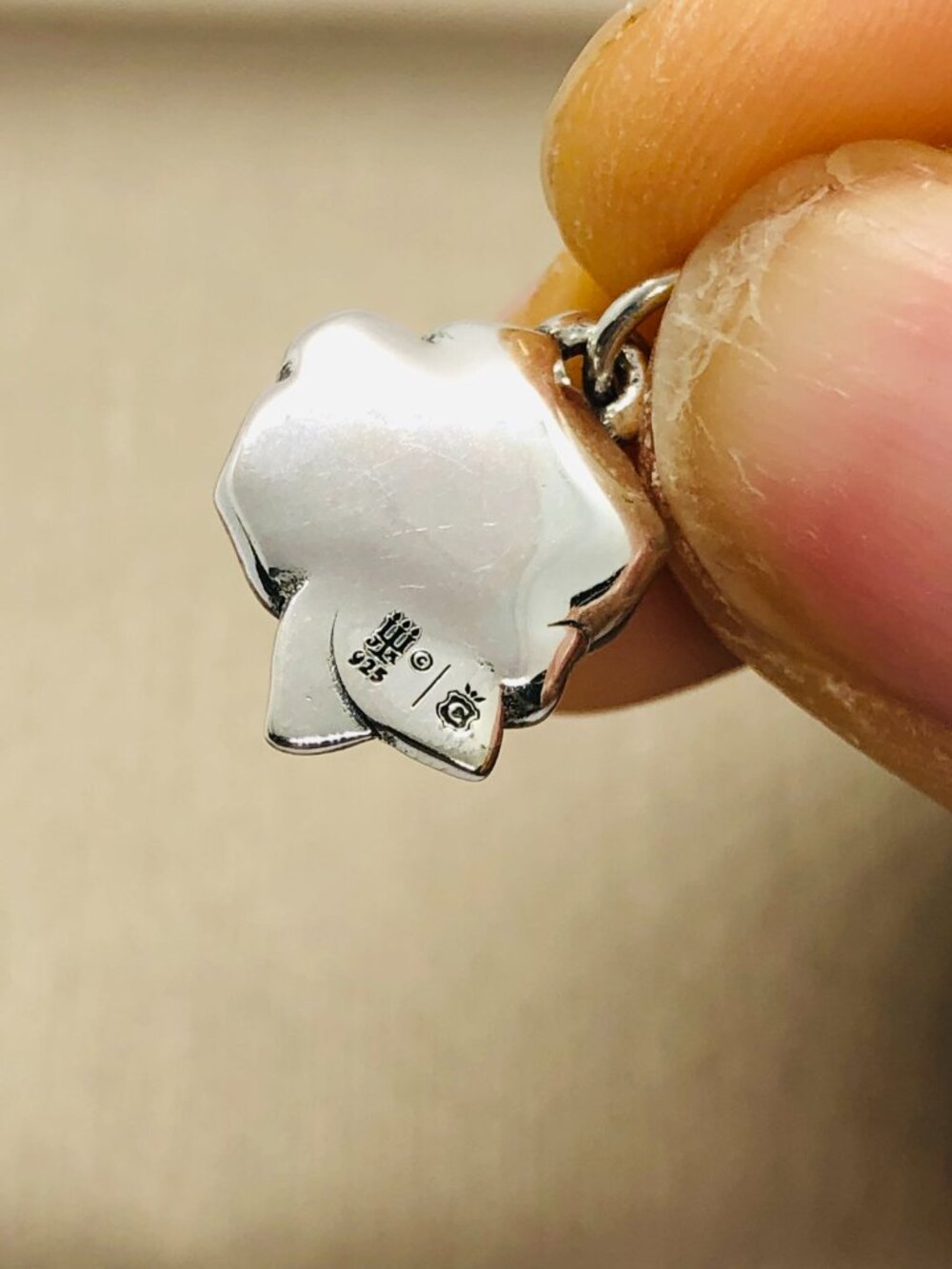 James Avery Enamel Consuela Rose Charm Yellow - Picture 6 of 6